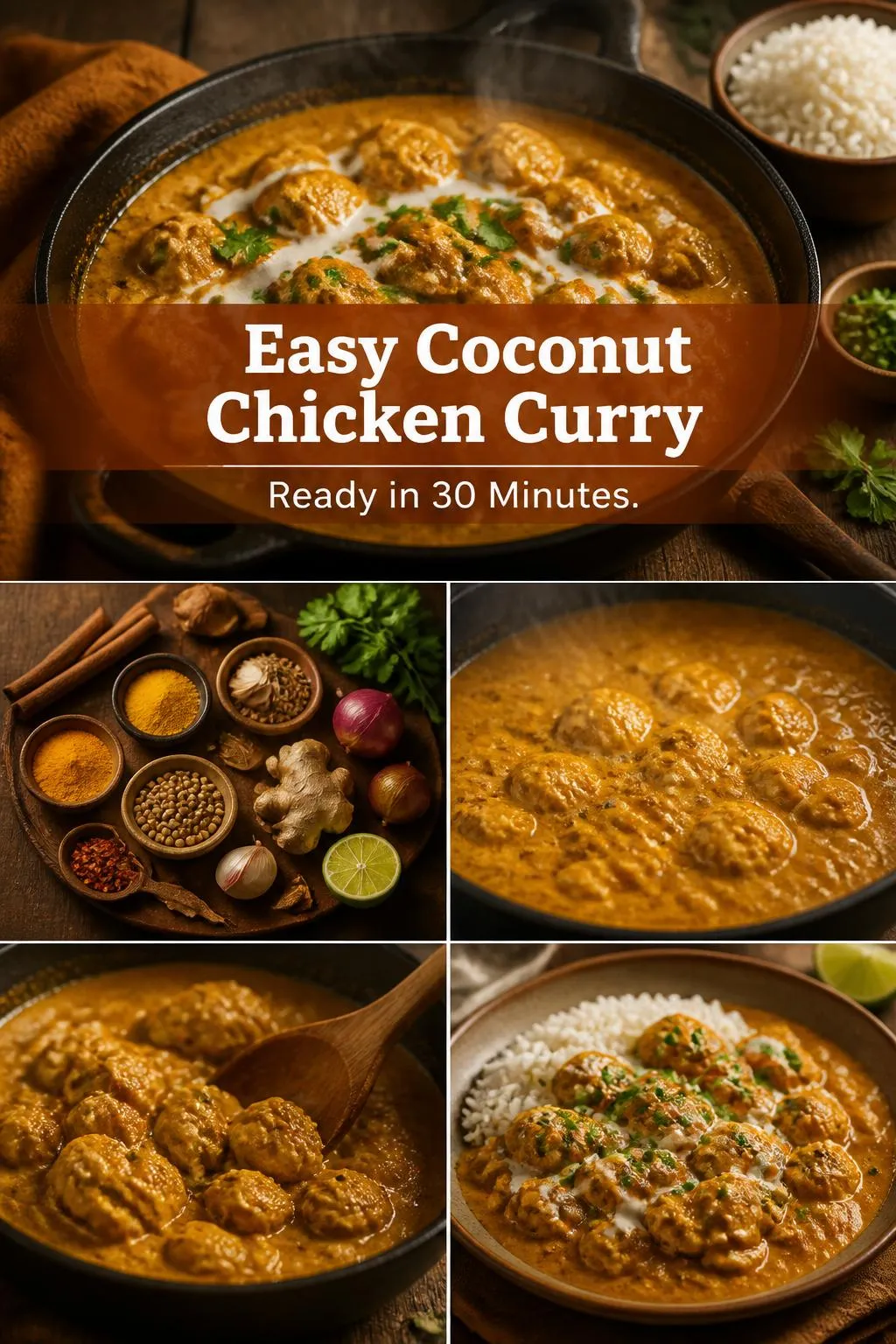 Easy Coconut Chicken Curry Recipe – Ready in 30 Minutes!