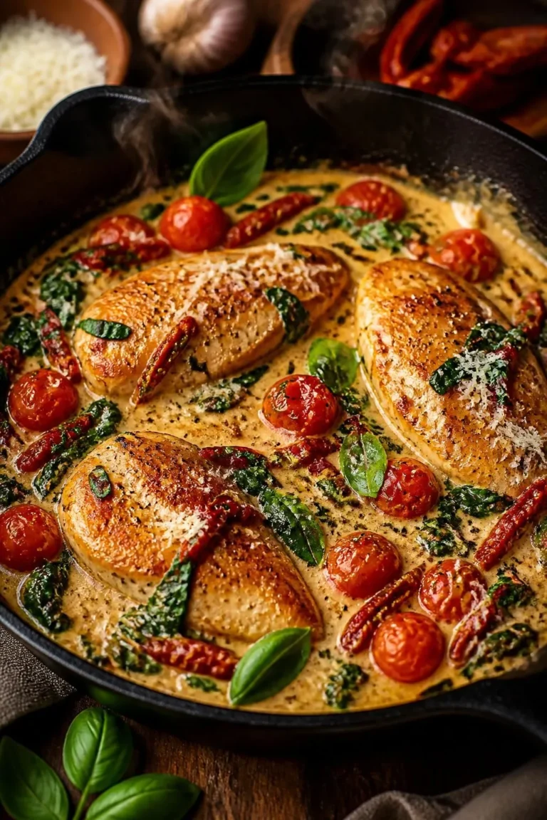 Creamy Tuscan Chicken Skillet