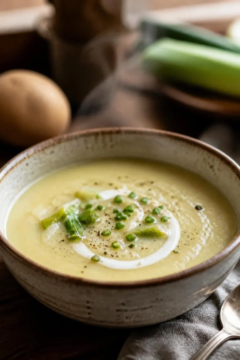 Make creamy Potato Leek Soup from scratch on the stovetop, slow cooker, or Instant Pot. Easy, comforting, and customizable with bacon, cheese, or healthy swaps.