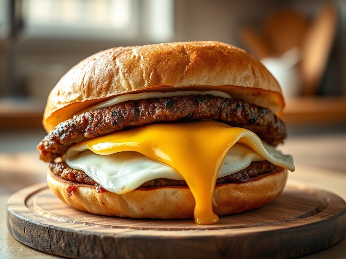 Sausage Egg and Cheese Bagel Recipe