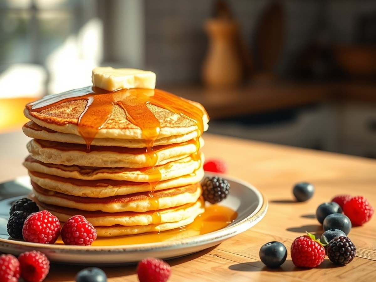 Fluffy Buttermilk Pancakes Recipe
