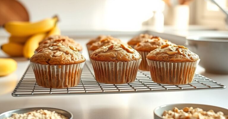Healthy Banana Oat Muffins Recipe
