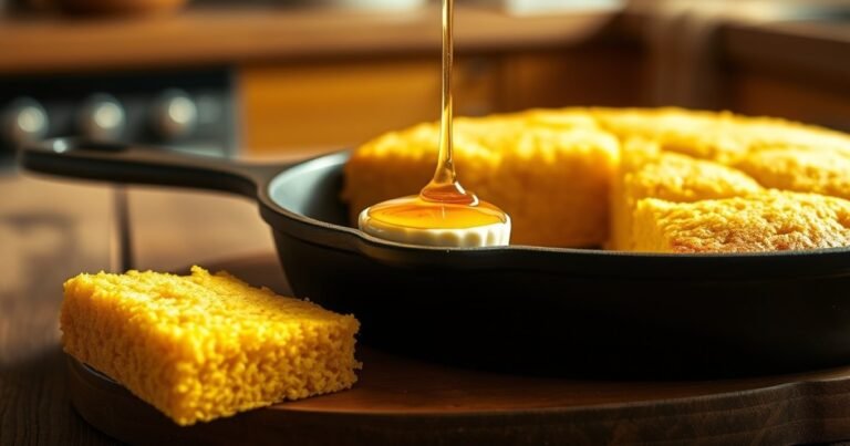Honey Butter Cornbread Recipe