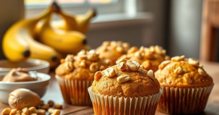 Peanut Butter Banana Muffins Recipe