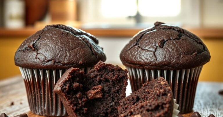 Double Chocolate Muffins Recipe