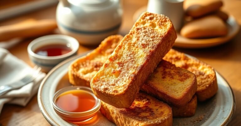 Cinnamon Sugar French Toast Sticks Recipe