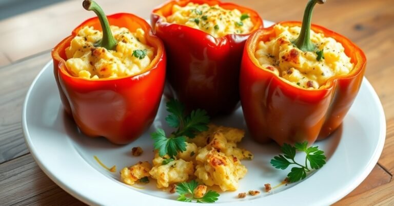 Breakfast Stuffed Peppers Recipe