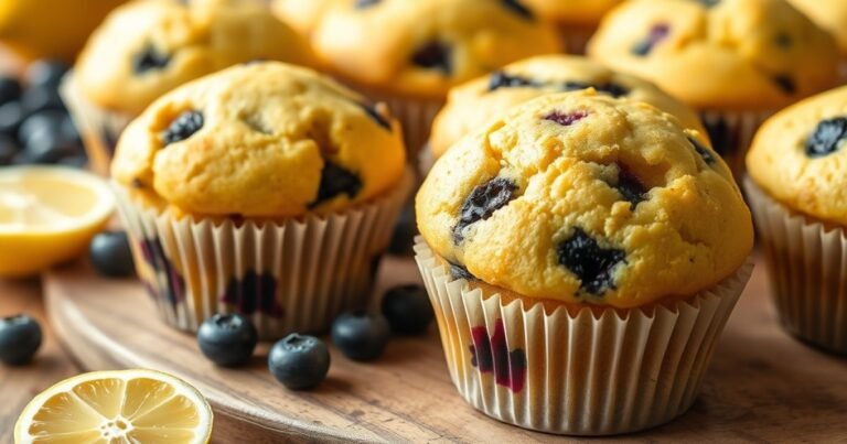 Lemon Blueberry Muffins Recipe