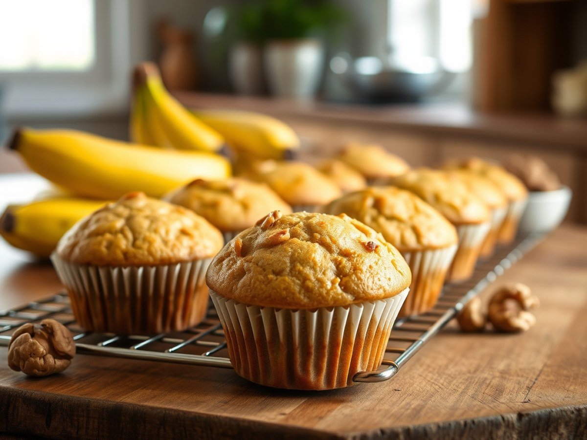 Banana Nut Muffins Recipe