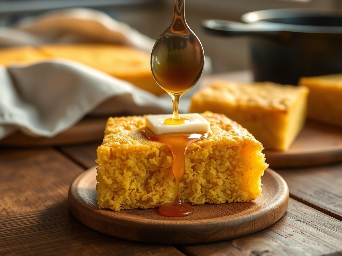 Honey Butter Cornbread Recipe