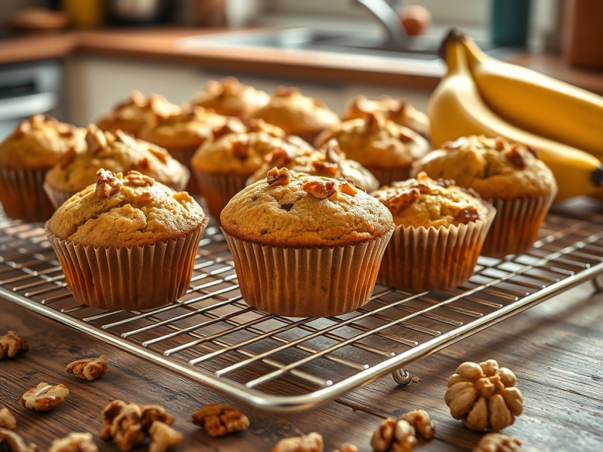 Banana Nut Muffins Recipe