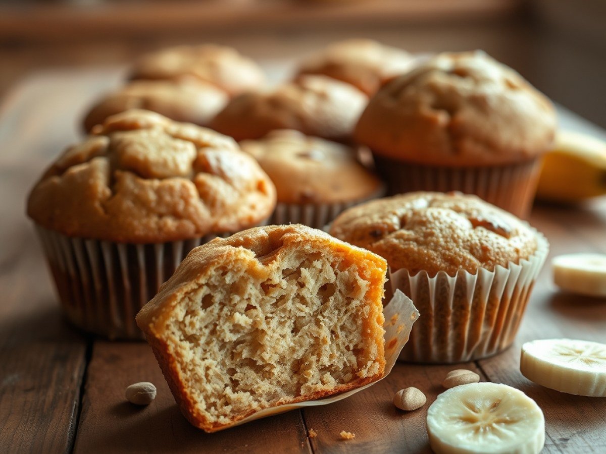 Peanut Butter Banana Muffins Recipe