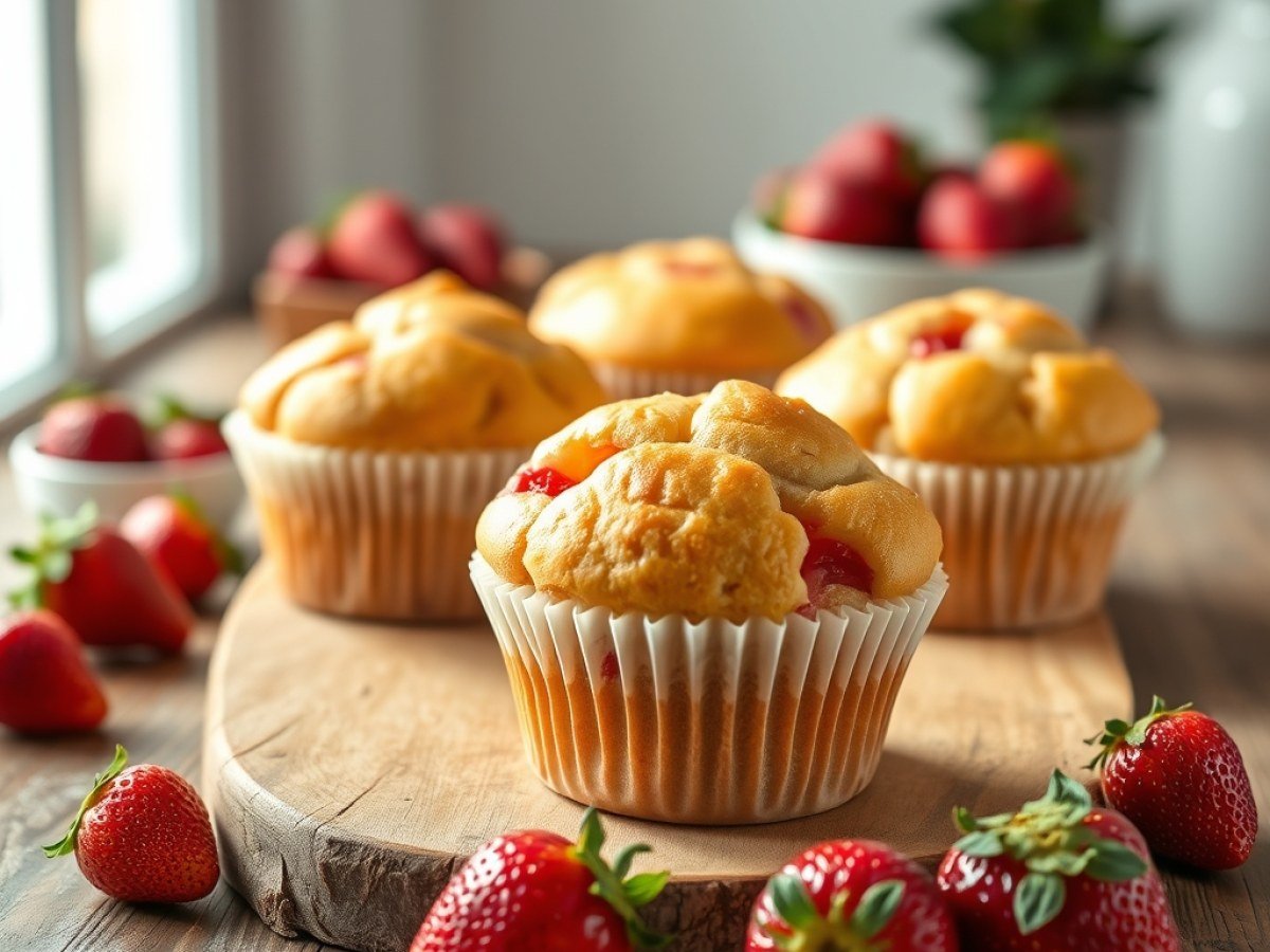 Strawberry Muffins Recipe