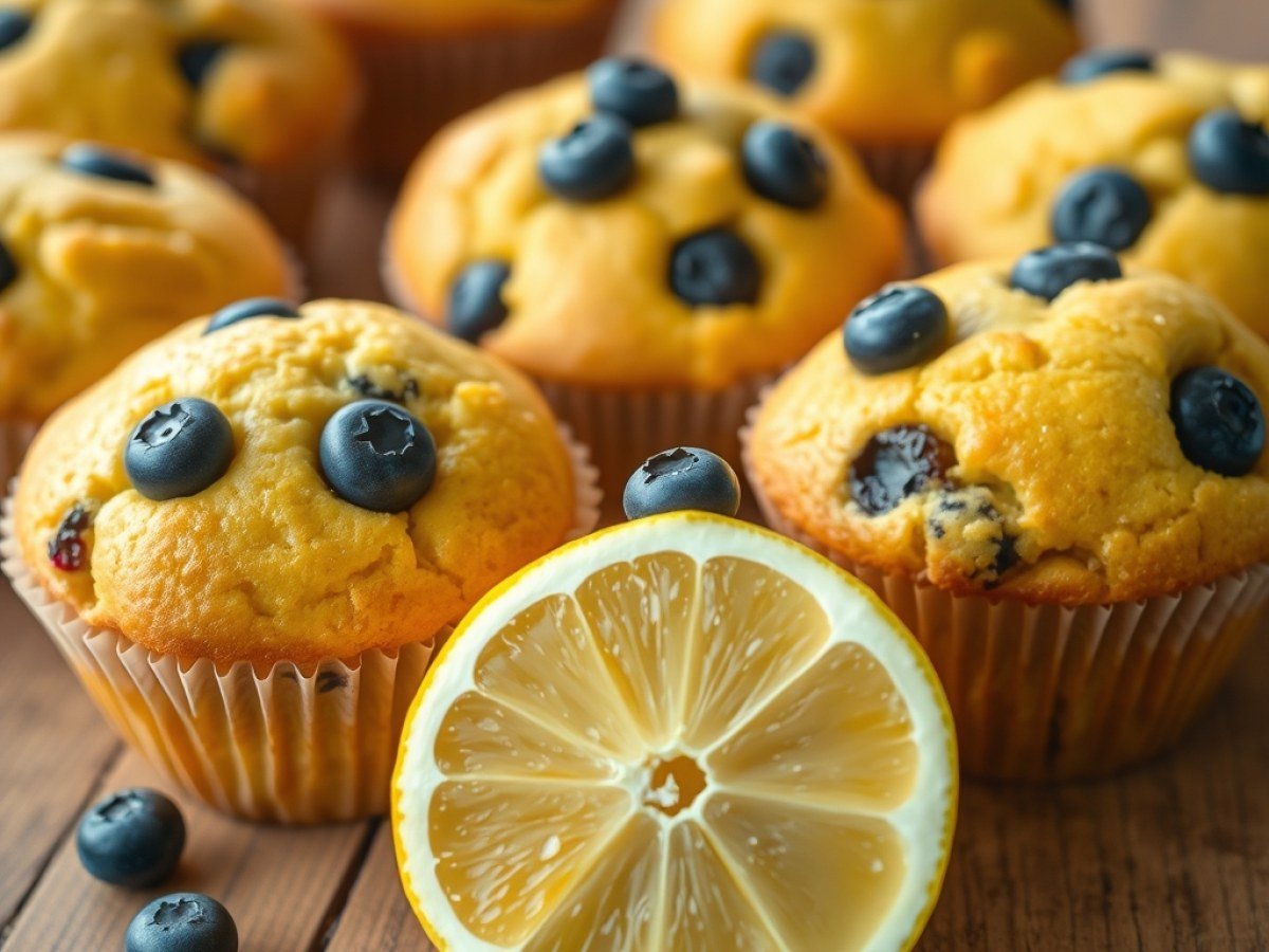 Lemon Blueberry Muffins Recipe
