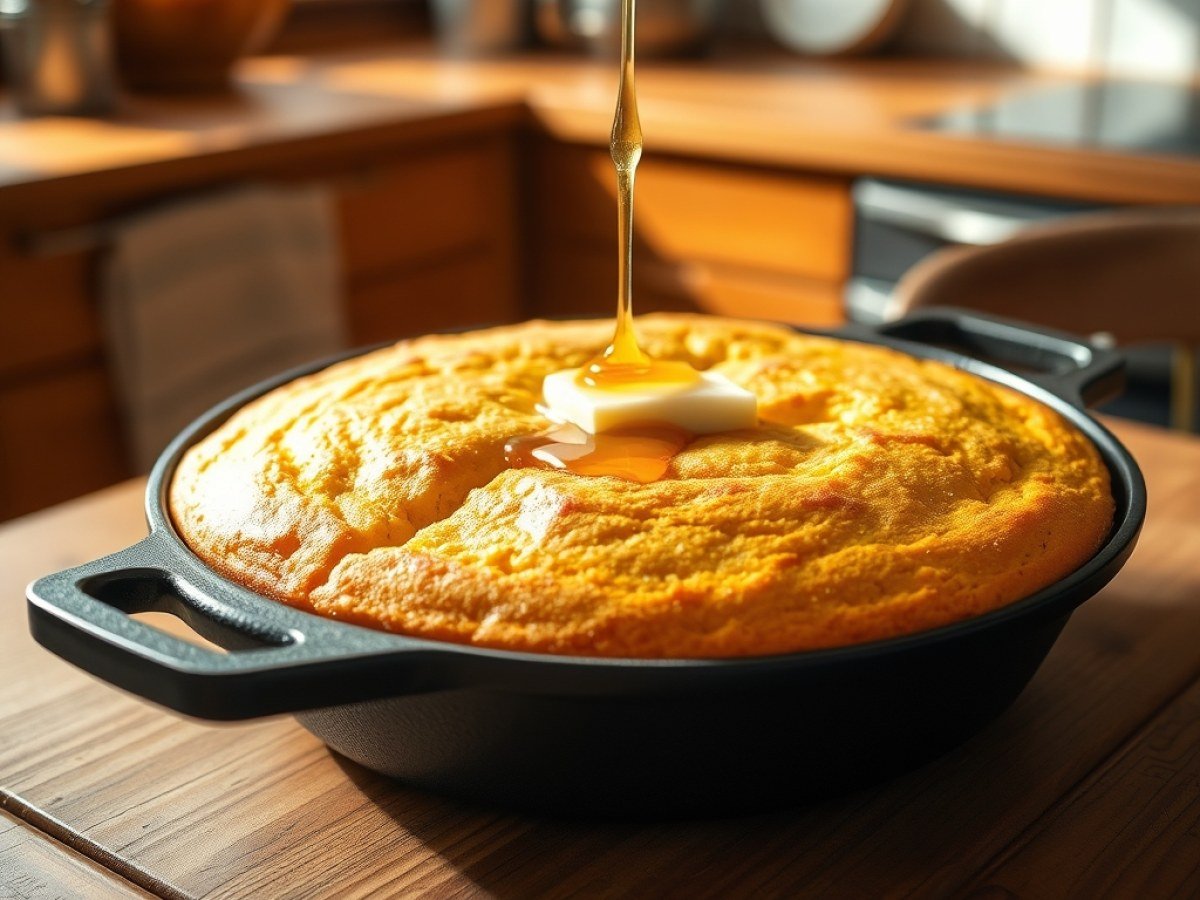 Honey Butter Cornbread Recipe