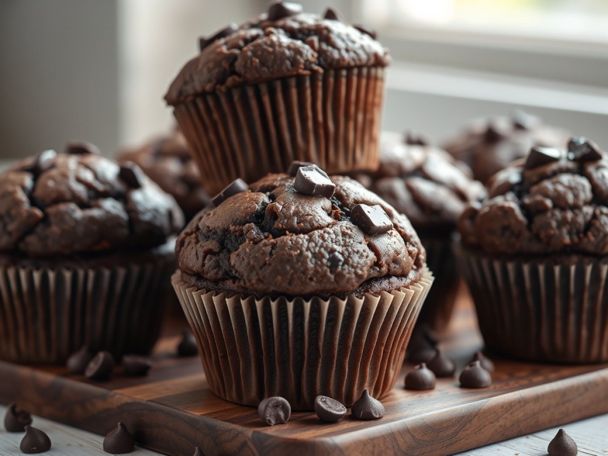 Double Chocolate Muffins Recipe