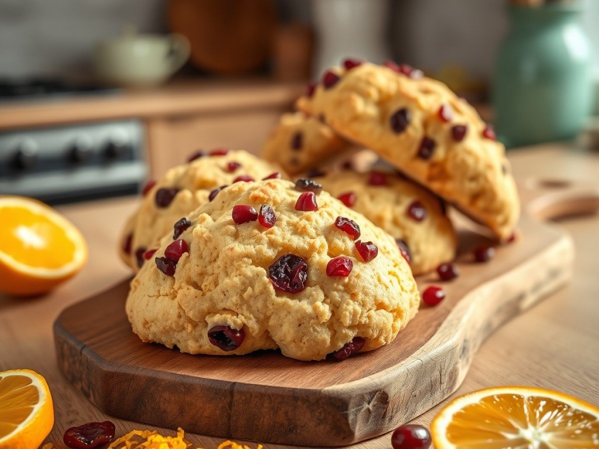 Cranberry Orange Scones Recipe