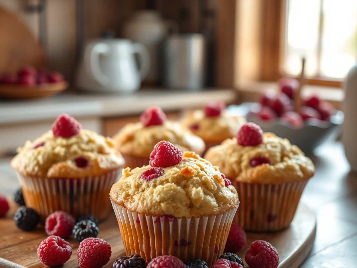 Raspberry Muffins Recipe