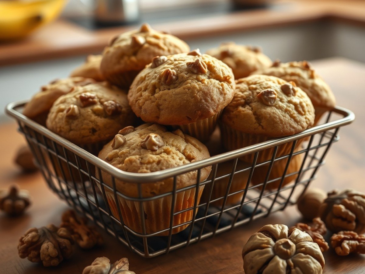 Banana Nut Muffins Recipe