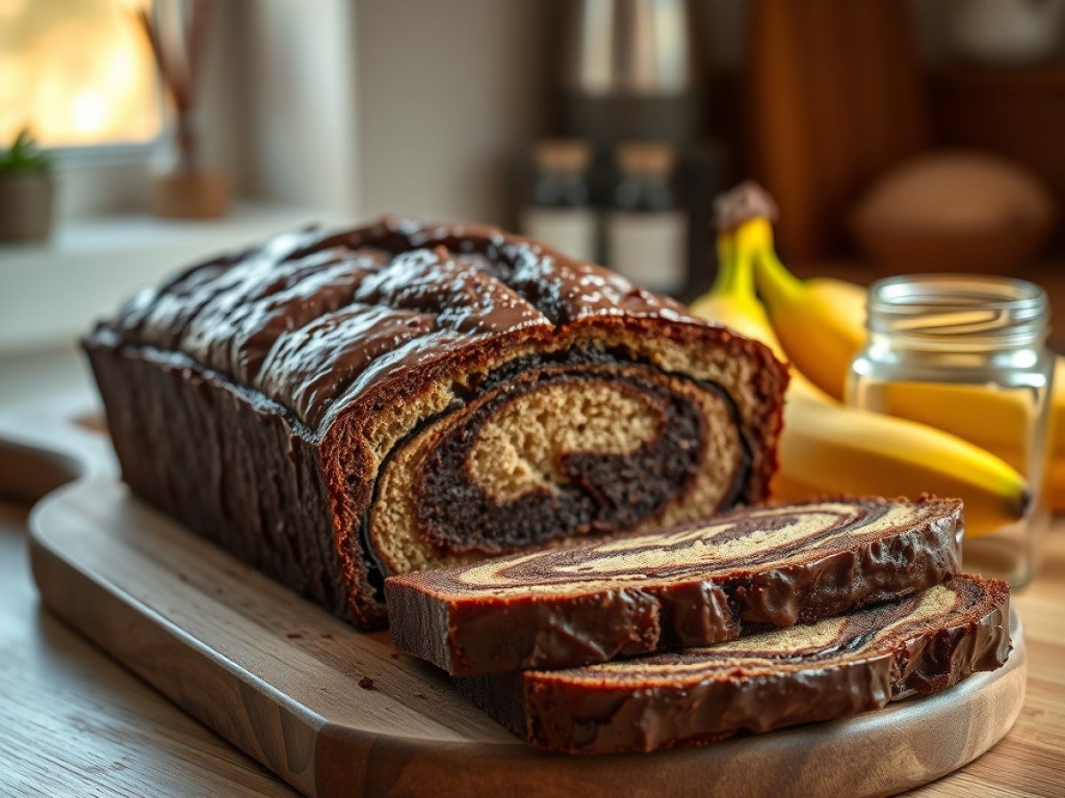 Nutella Swirl Banana Bread Recipe